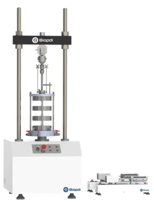Static triaxial testing system