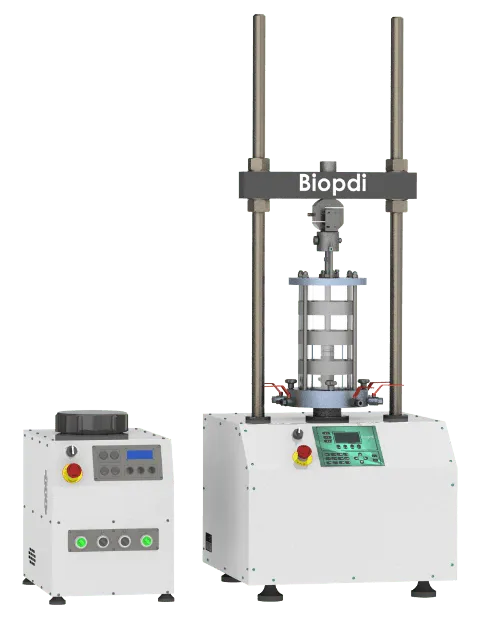Automatic static triaxial testing system