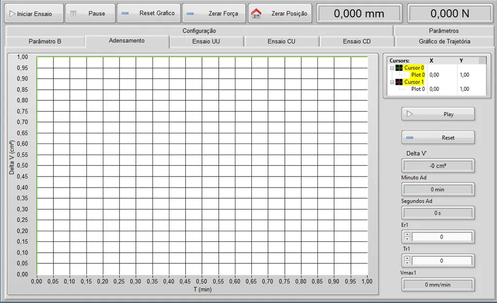 Screen 10 - software - static triaxial test