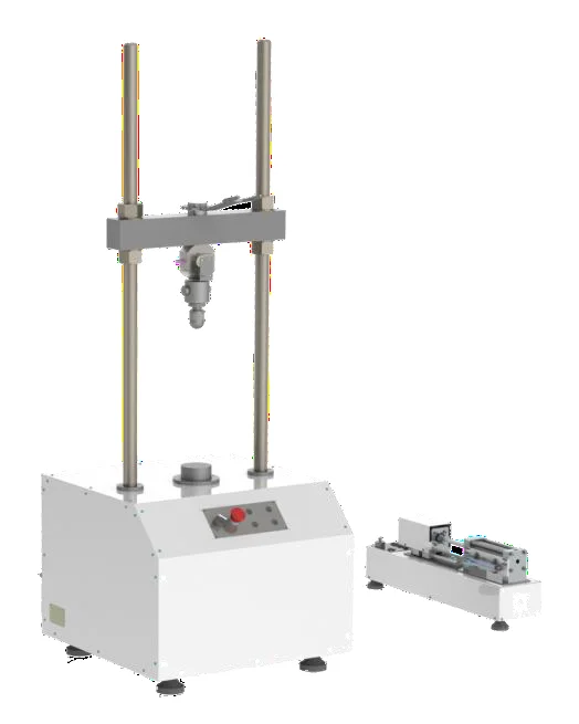 Biopdi PTE-50k static triaxial testing machine, 50 kN, next to the 1,600 kPa water pressurizer