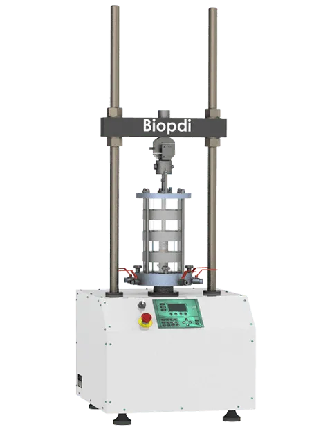 Static basic triaxial testing machine