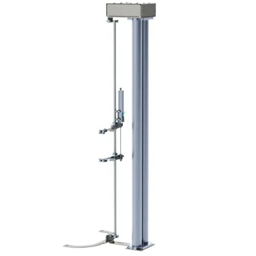 Biopdi 250 mm extensometer for large strains in polymers on the universal testing machine