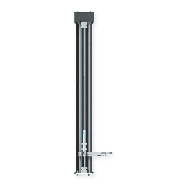 View front of the Biopdi long-travel extensometer