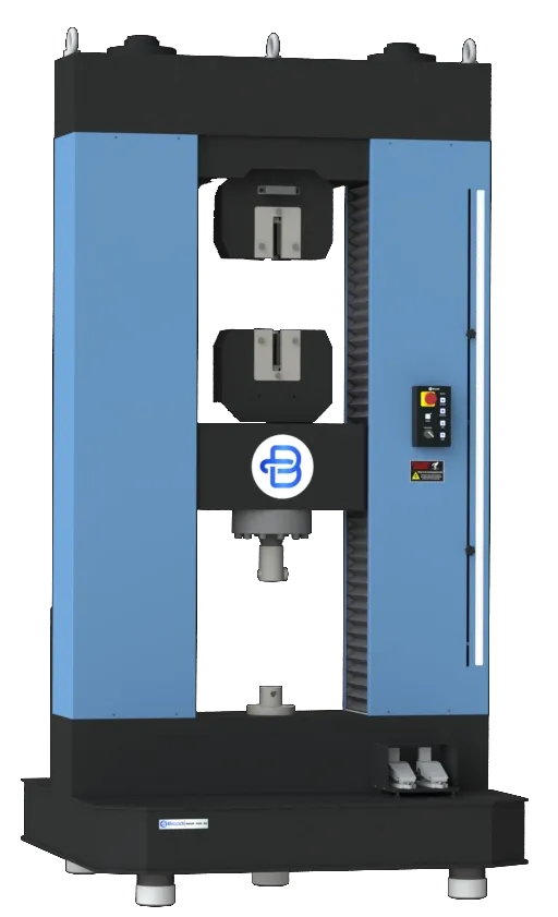 Biopdi MBIOII-1000-M2 electric press, 1,000 kN (about 224,800 lbf), floor-standing, for concrete compression testing