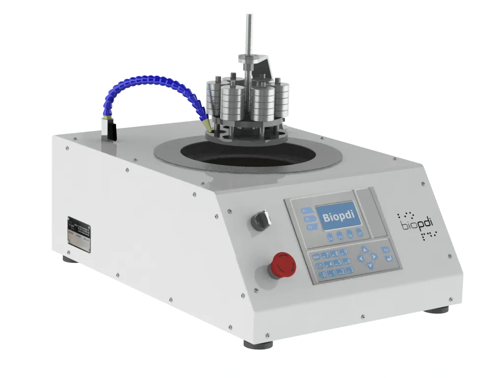 Metallographic grinding and polishing machine